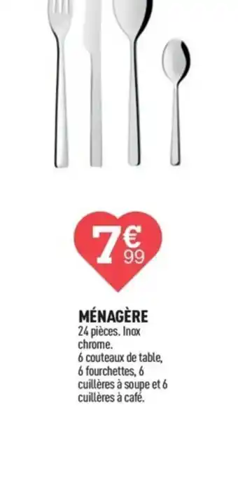 Centrakor MÉNAGÈRE offre