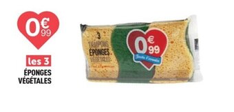 Centrakor ÉPONGES VÉGÉTALES offre