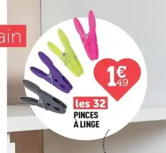 Centrakor Les 32 PINCES À LINGE offre