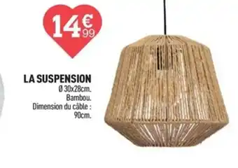 Centrakor LA SUSPENSION Ø30x28cm. Bambou. offre