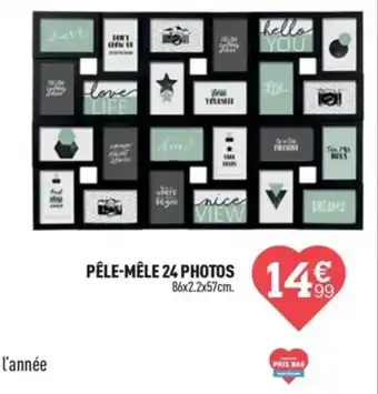 Centrakor PÊLE-MÊLE 24 PHOTOS offre