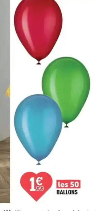 Centrakor Les 50 BALLONS offre
