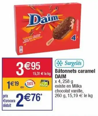 Cora x Carrefour Glace daim offre