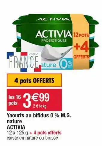 Cora x Carrefour Yaourt bifidus activia offre