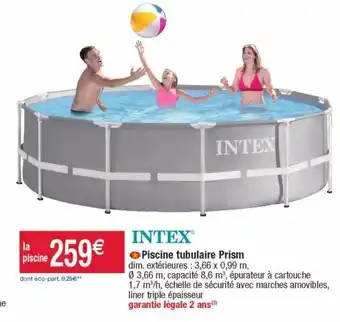 Cora x Carrefour Piscine tubulaire intex offre