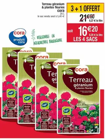 Cora x Carrefour Terreau cora offre