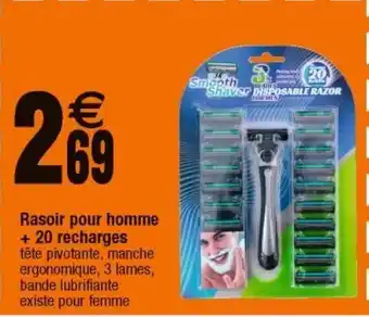 Cora x Carrefour Rasoir offre