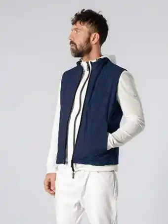 SheIn Homme veste sans manches à applique lettre zippé offre