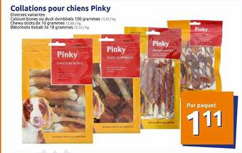 Collations Pour Chiens Pinky
