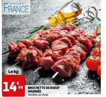 Auchan Direct Brochette De Bœuf Marinée offre