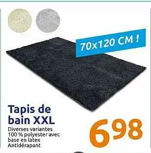 Action Tapis De Bain Xxl offre