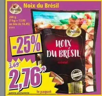 Norma Noix Du Brésil Ardilla offre