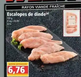 Norma Escalopes De Dinde offre