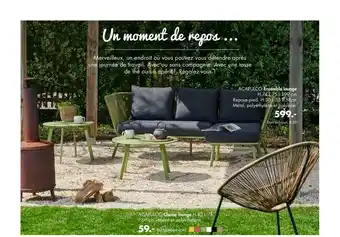 Casa Ensemble Lounge Acapulco, Chaise Lounge Acapulco offre