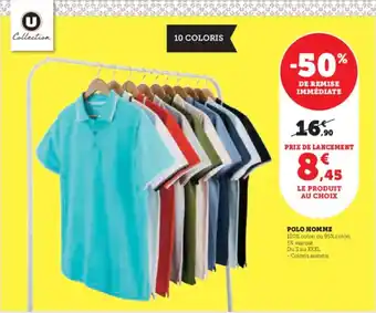Super U POLO HOMME offre