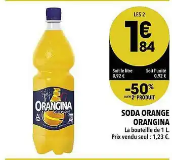 Supeco Soda Orange Orangina offre