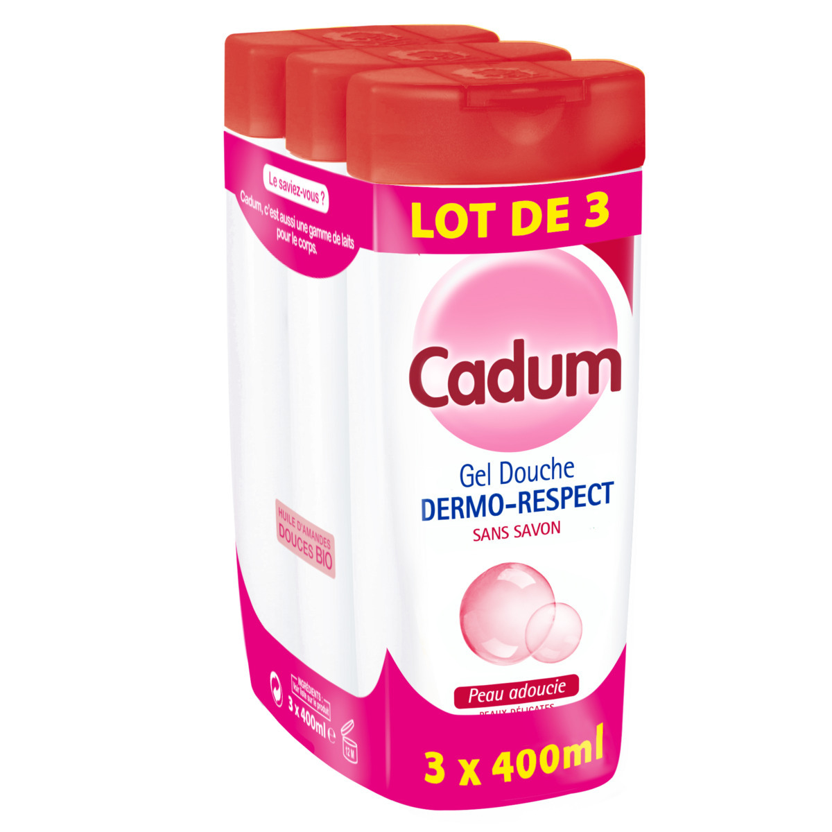 Promo Gel douche cadum chez Auchan Supermarché