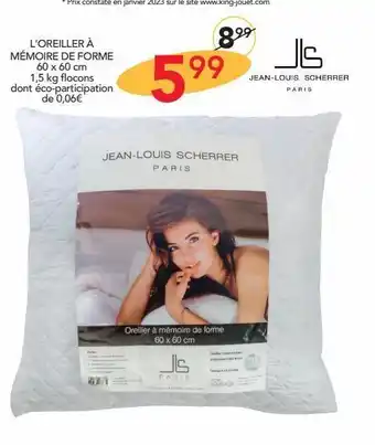 Stokomani L´oreiller a memoire de forme offre