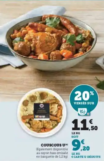 Super U COUSCOUS U offre