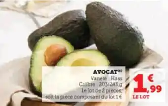 Super U AVOCAT offre