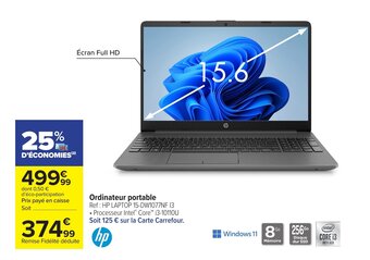 Carrefour Ordinateur portable offre