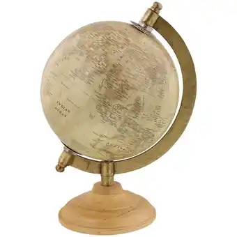 Globe terrestre sur socle