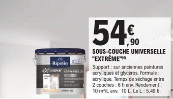 E.Leclerc Brico SOUS-COUCHE UNIVERSELLE "EXTRÊME" offre