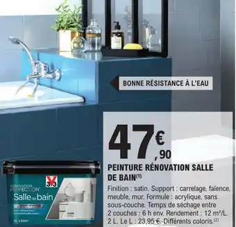 E.Leclerc Brico PEINTURE RÉNOVATION SALLE DE BAIN(¹) offre