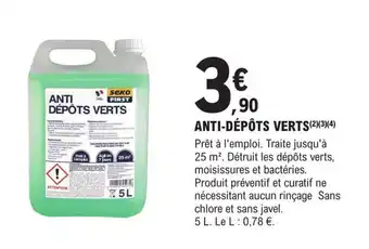 E.Leclerc Brico ANTI-DÉPÔTS VERTS offre