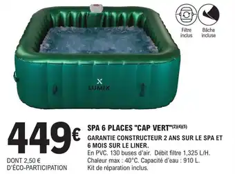 E.Leclerc Brico SPA 6 PLACES "CAP VERT"(2)(4)(5) offre