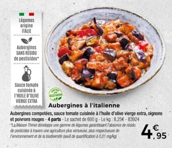 Thiriet Aubergines à l'italienne offre
