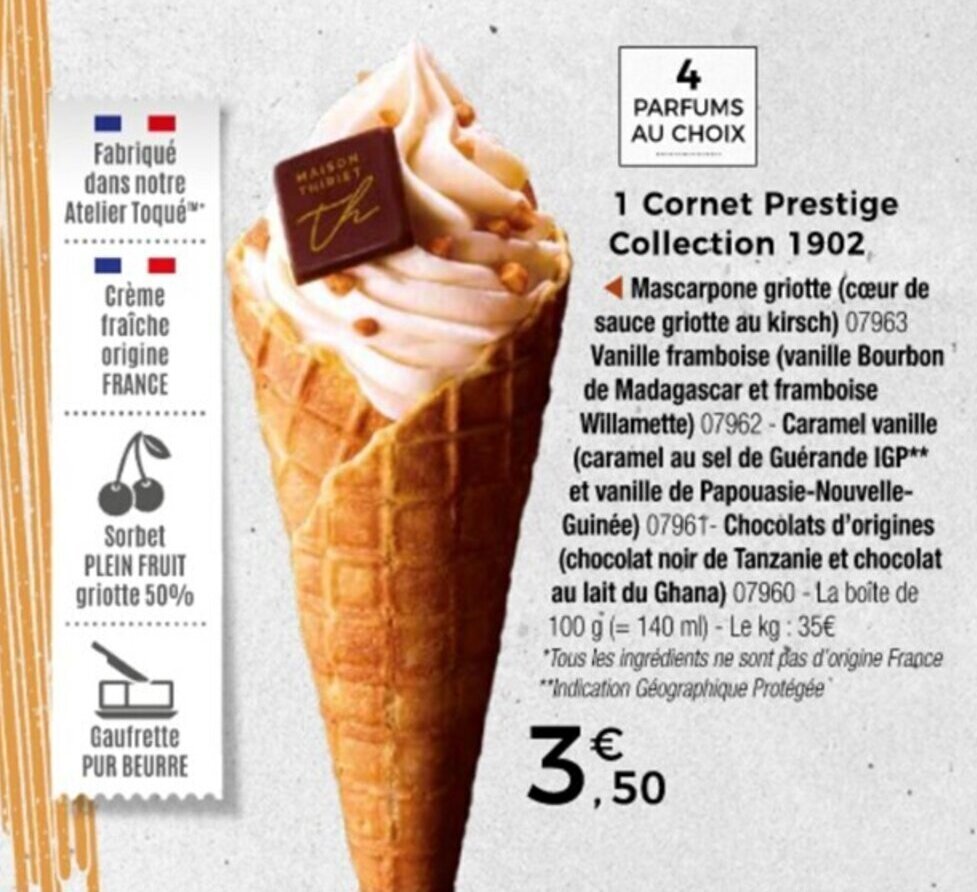 Promo 1 Prestige Collection 1902 chez Thiriet