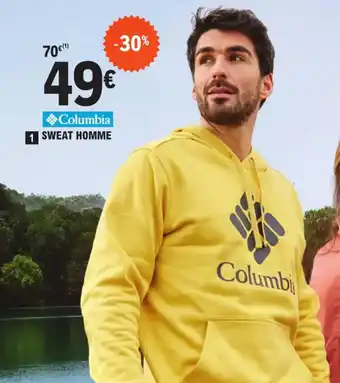 E.Leclerc Sport SWEAT HOMME offre