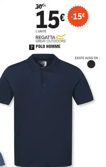 E.Leclerc Sport POLO HOMME offre