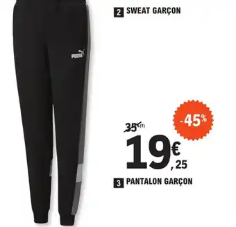 E.Leclerc Sport PANTALON GARÇON offre