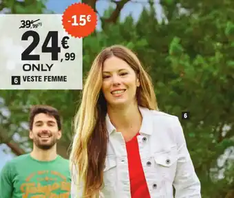 E.Leclerc Sport VESTE FEMME offre