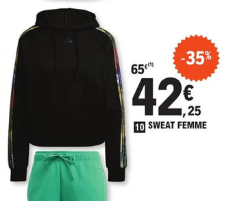 E.Leclerc Sport SWEAT FEMME offre