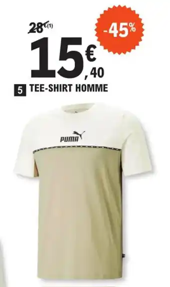 E.Leclerc Sport TEE-SHIRT HOMME offre