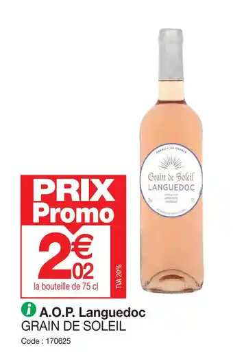 Promocash A.O.P. Languedoc offre