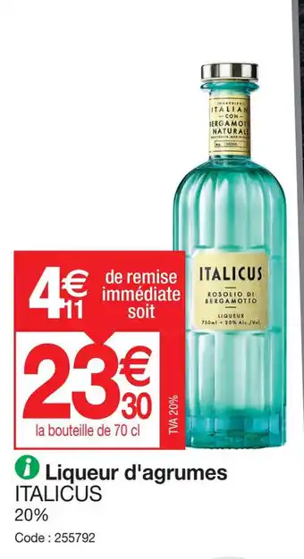Promocash Liqueur d'agrumes offre
