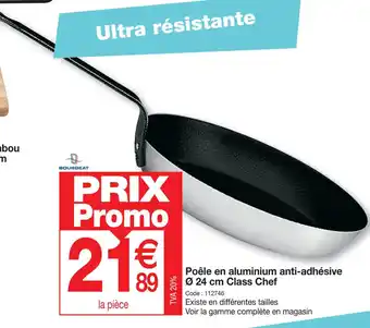 Promocash Poêle en aluminium anti-adhésive offre