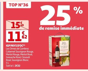 Auchan Supermarché Igp pays d'oc offre
