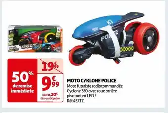 Auchan Moto cyklone police offre