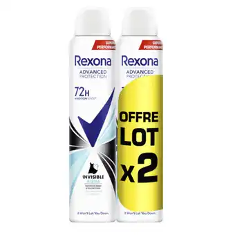 Auchan Déodorant atomiseur rexona 72h offre