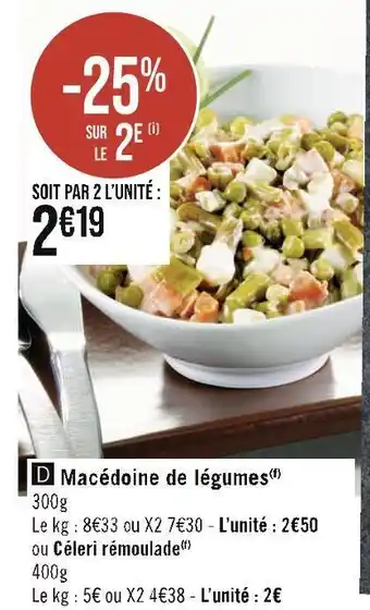 Macédoine de légumes
