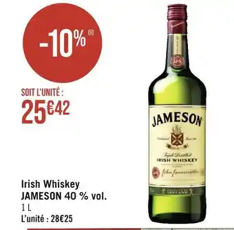 Jameson irish whiskey jameson 40 % vol.