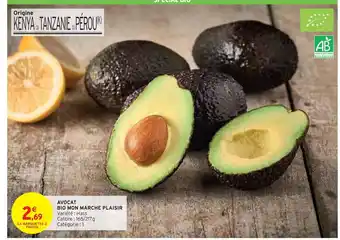 Intermarché Avocat bio mon marche plaisir offre