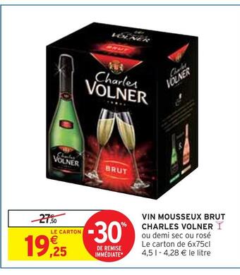Charles volner vin mousseux brut