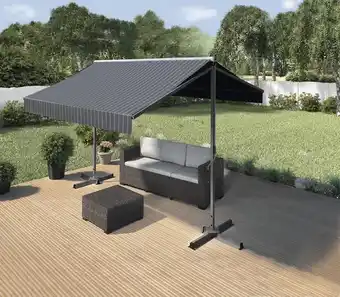 Brico Dépôt Blooma store banne manuel double pente 4 x 3 m offre