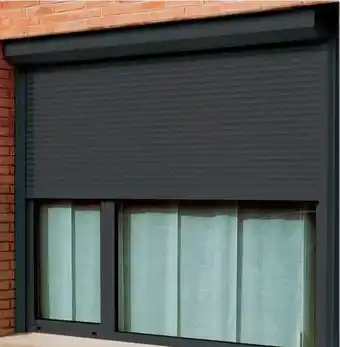 Brico Dépôt Volet roulant aluminium motorisé gris h.215 x l.240 cm offre